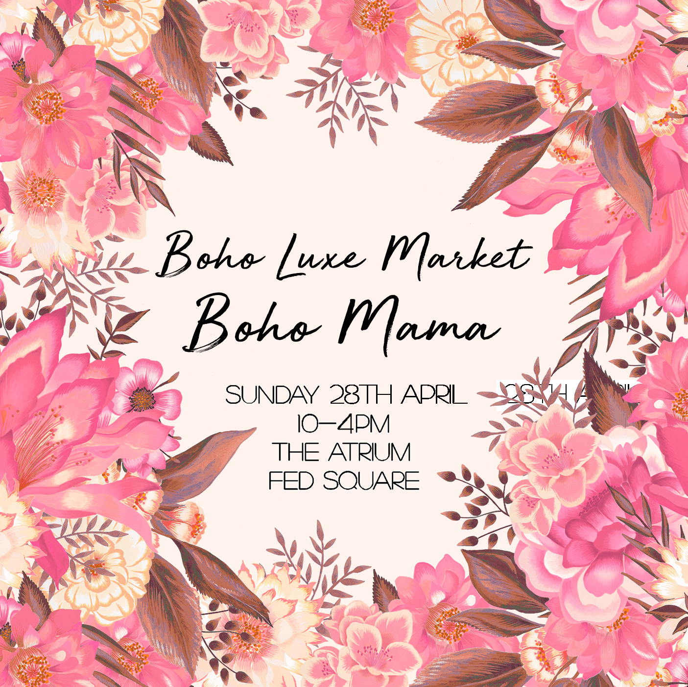 BOHO MAMA Boho Luxe Market ...sunday... FED SQUARE 10-4pm MELBOURNE