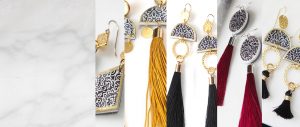 Limitless Luxe tassel statement art earrings by Next Romance Jewellery unique style fashion australian designer