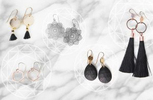 Luxe boho classic minimal modern earrings by Next Romance Jewellery unique style fashion australian designer