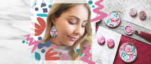 irregular DOT and ziggy earrings next romance jewellery australian made