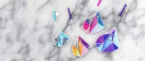 unique traingle geometric necklace Next Romance Jewellery unique Made in Melbourne Finders Keepers Market Sydney Australia