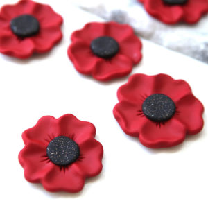 unique poppy brooch handmade in australia NEXT ROMANCE new vicki leigh