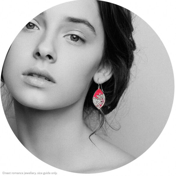 crysanthemum art earrings next romance jewellery australia polyresin contemporary
