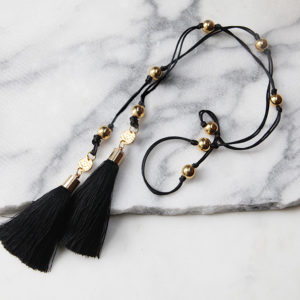 gold lariat tassel necklace next romance made in melbourne australin design