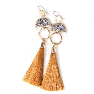 Limitless LUXE unique boho art tassel earrings NEXT ROMANCE jewellery australia