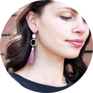 New tassel earrings next romance pink Melissa Leong style Melbourne Australian designer Beautiful earrings and I immediately received many compliments! The tassel is soft and smooth, unlike most sold at retail stores.