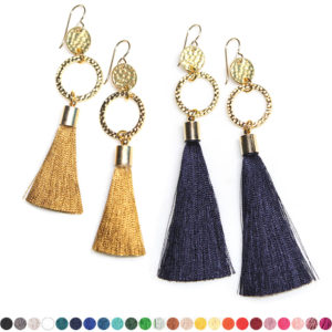 twice hammered tassel earrings australia next romance jewellery gold