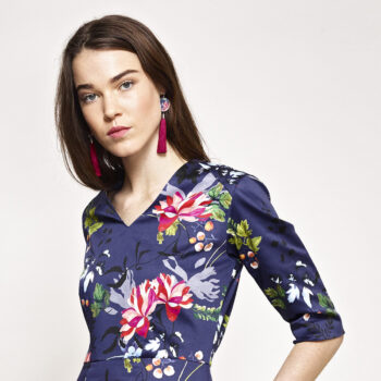 COLLAB next romance_Devoi_024 EARRING crop tassel