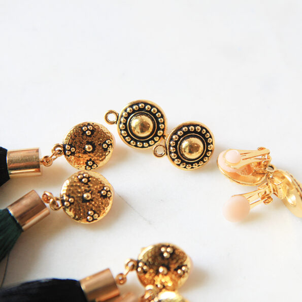 gold clipon jewellery tassel earring tops options next romance new jewellery australia