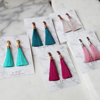 stud hammered tassel earrings australia next romance jewellery tassel earrings australian design next romance melbourne