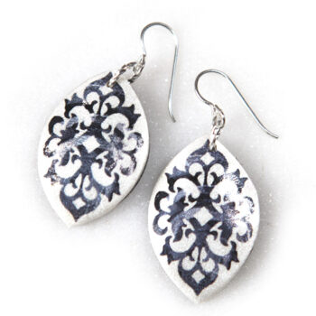 black art baroque earrings style races modern contemporary Next Romance jewellery melbourne