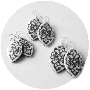 black boho baroque unique original design earrings australia next romance