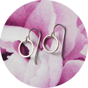 teeny hoop front facing earrings silver gold rose next romance jewellery sydney australia.jpg
