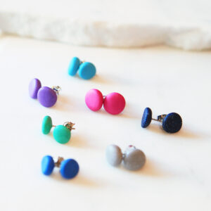 lots of studs earrings polymer clay next romance jewellery australia finders keepers marketplace