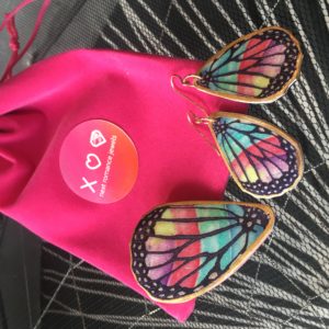 rose gold rainbow butterfly wings next romance unique funky jewellery melbourne australia sydney brisbane perth