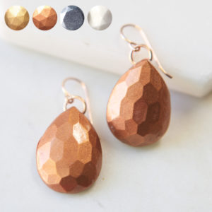 mica teardrop gem earrings all variations next romance faceted