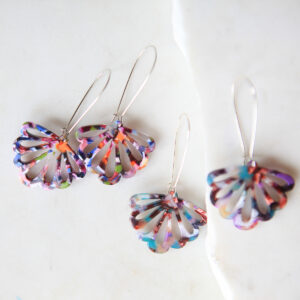 butterfly earrings long drop colourful new next romance jewellery australian handmade