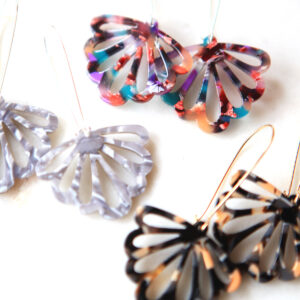 butterfly earrings long drop colourful new next romance jewellery australian all