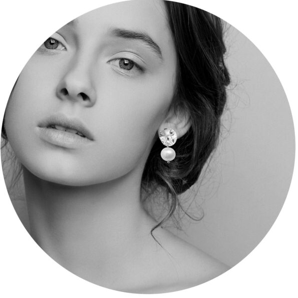 wavy stud pearls silver unique earrings next romance jewellery designs