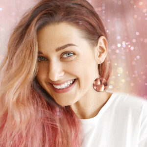 wave mica copper rose gold geometric earrings new next romance jewellery channel ten celebrity handmade in australia