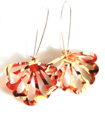 golden butterflies dangle long drop earrings new next romance jewellery melbourne australian made handmade