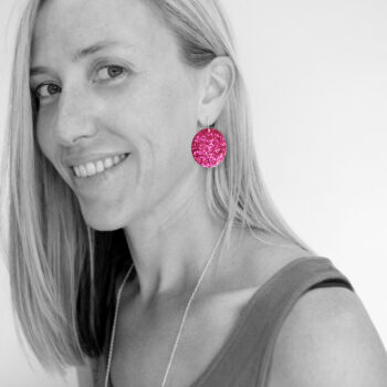 midi colourful resin earrings drop dangle silver gold unique next romance jewellery handmade in australia