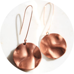 mica wave copper silver drop earrings NEXT ROMANCE new dangle.jpeg
