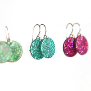 small colourful resin earrings drop dangle silver gold unique next romance jewellery handmade in australia