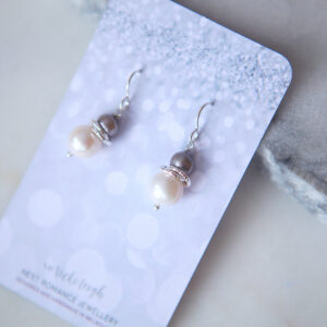 rose gold galaxy synergy pearl earrings beaded handmade in melbourne australia by next romance jewellery imperfect