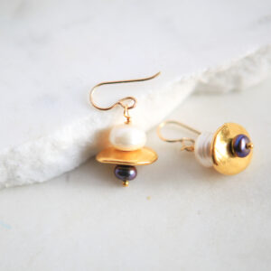 new pearl golden small pearl galaxy earrings next romance jewellery australia