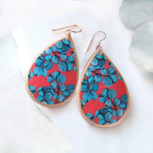 red blue gum eucalyptus earrings 3 kinds design new next romance jewellery australian made unique