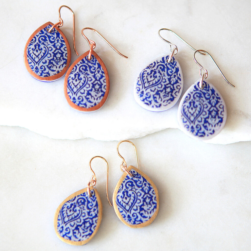 Triangle Obsession Colourful and unique modern art jewellery handmade