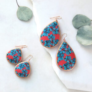 red blue gum eucalyptus earrings 3 kinds design new next romance jewellery australian made unique