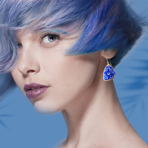 soft triangle BLUE sapphire porcelain model NEXT ROMANCE