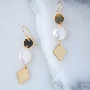 pearl coin new earrings next romance jewellery australia