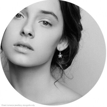 tiny filigree flower on hooks new next romance jewellery australia